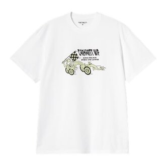 Carhartt WIP S/S Make Believe League T-shirt Cotton White Carhartt WIP S/S Make Believe League T-shirt Cotton White