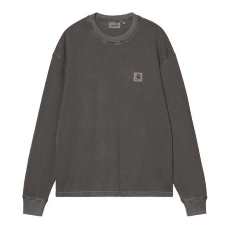 Carhartt WIP Carhartt WIP L/S Vista Waffle T- Shirt Black Garment dyed