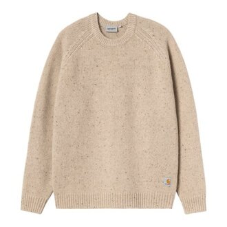 Carhartt WIP Anglistic Sweater Speckled Fleur De Sel Carhartt WIP Anglistic Sweater Speckled Fleur De Sel