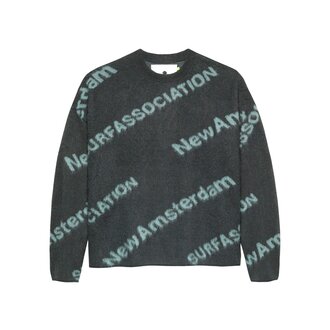New Amsterdam Surf Association Jaquard Knit Shark Green/Teal New Amsterdam Surf Association Jaquard Knit Shark Green/Teal