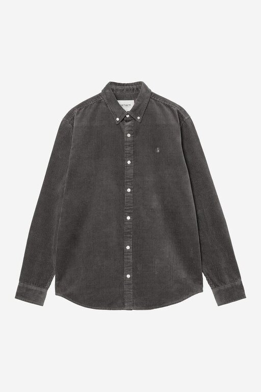 Carhartt WIP Carhartt L/S Madison Cord Shirt Graphite