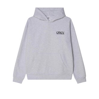 OBEY OBEY Disorder Extra Heavy Hood Grey OBEY OBEY Disorder Extra Heavy Hood Grey