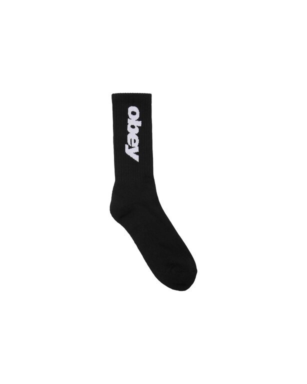 OBEY Obey Italics Socks Black