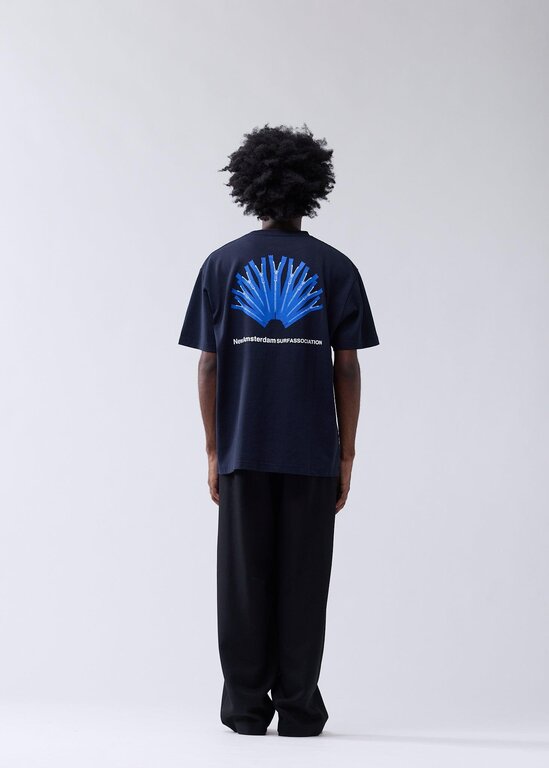 New Amsterdam Surf Association New Amsterdam Surf Association Back Zip Tee Navy