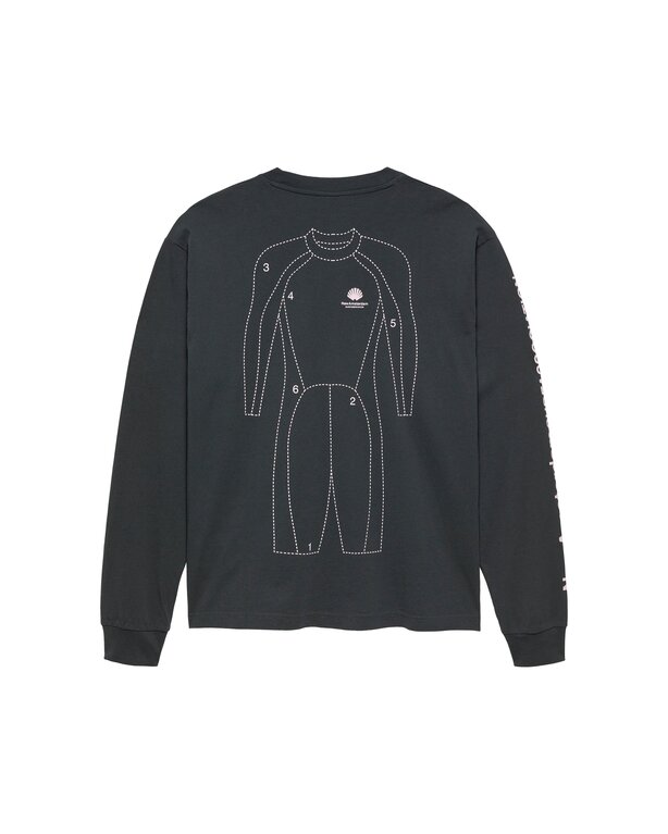 New Amsterdam Surf Association New Amsterdam Surf Association Target Longsleeve Anthracite
