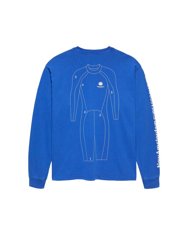 New Amsterdam Surf Association New Amsterdam Surf Association Target Longsleeve Cobalt