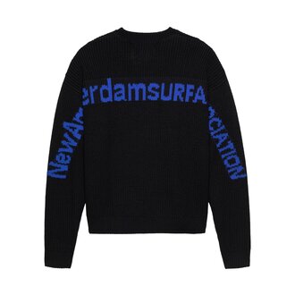 New Amsterdam Surf Association Line Name Knit Black