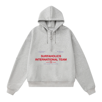 Latitud Fuego Hoodie Zip International Grey melange