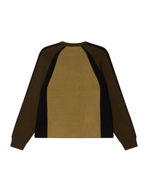 OBEY OBYE Raglan Crewneck Sweater Mermaid Green