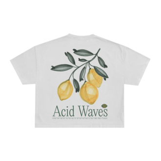 Latitud Fuego Crop Lemon White