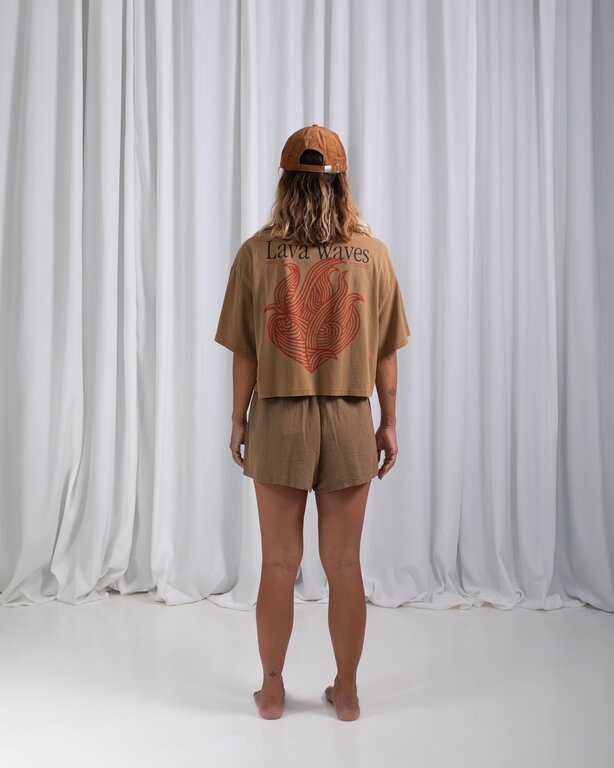 Latitud Fuego Latitud Fuego LW Crop Flames Barro