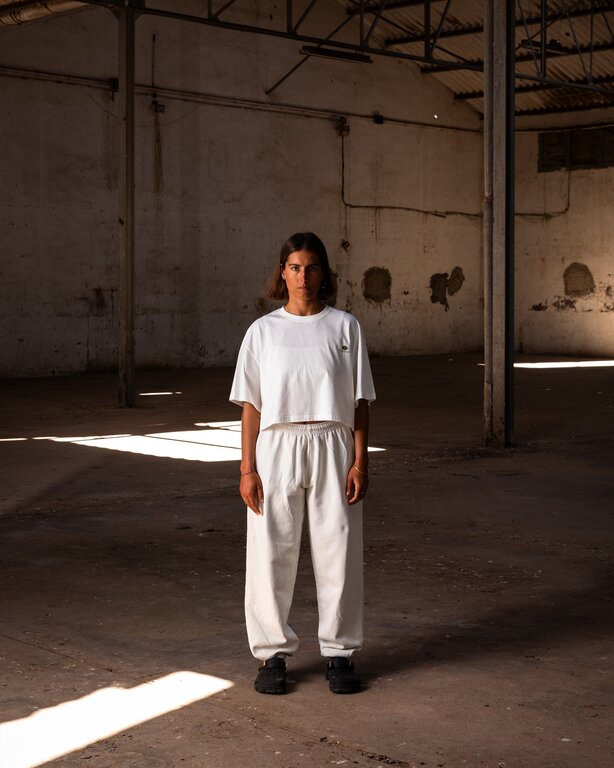 Latitud Fuego Latitud Fuego WS Crop Lemon White