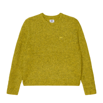 OBEY Dexter Sweater Chartreuse