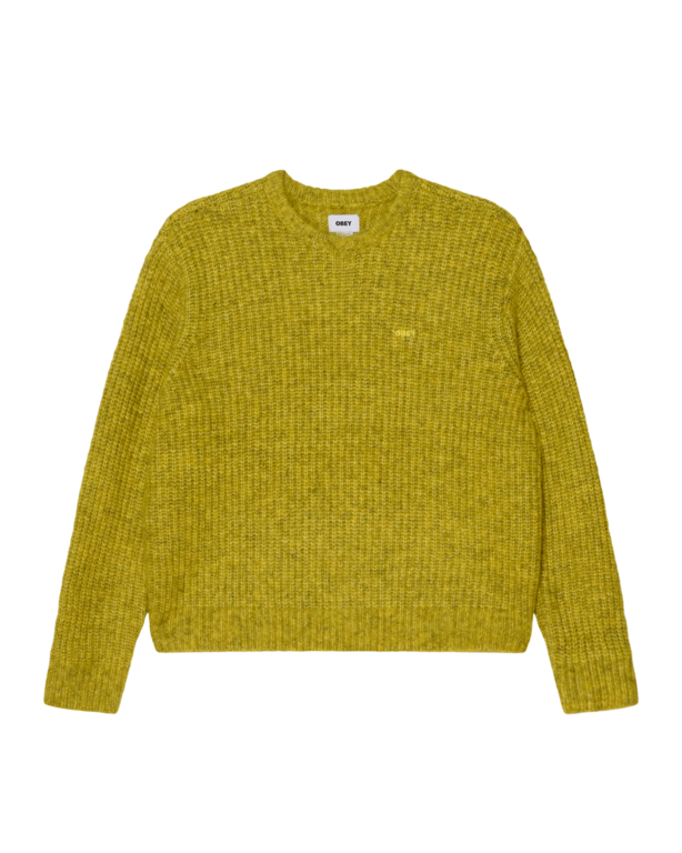 OBEY OBEY Dexter Sweater Chartreuse