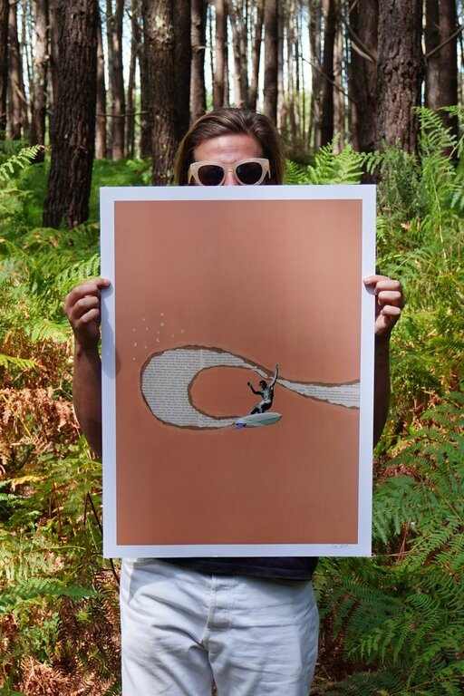 Ciel Glue Ciel Glue Biarritz 50 x 70