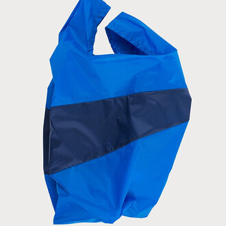 Susan Bijl The New Shopping Bag Blue & Navy L