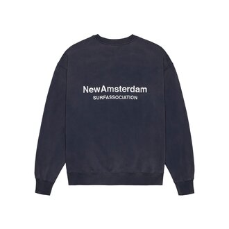New Amsterdam Surf Association Logo Crewneck Navy