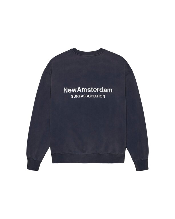 New Amsterdam Surf Association New Amsterdam Surf Association Logo Crewneck Navy