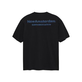 New Amsterdam Surf Association Logo Tee + Black/Blue