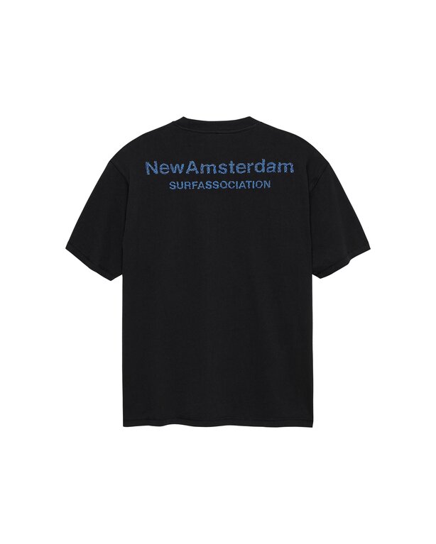 New Amsterdam Surf Association New Amsterdam Surf Association Logo Tee + Black/Blue