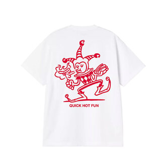 Carhartt WIP S/S Harlequin BBQ T-shirt Wit