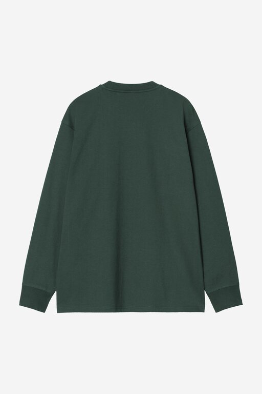 Carhartt WIP Carhartt WIP L/S American Script T-Shirt Kale Green