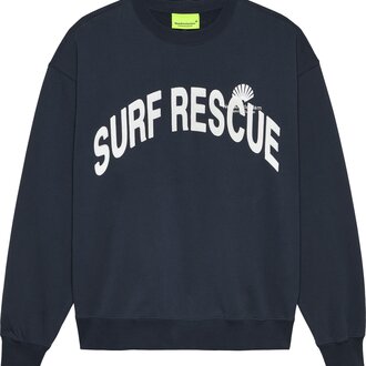 New Amsterdam Surf Association Surf Rescue Crewneck Navy