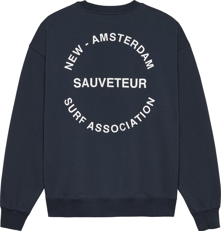 New Amsterdam Surf Association New Amsterdam Surf Association Surf Rescue Crewneck Navy