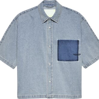 New Amsterdam Surf Association Lyocell Short Sleeves Light Blue