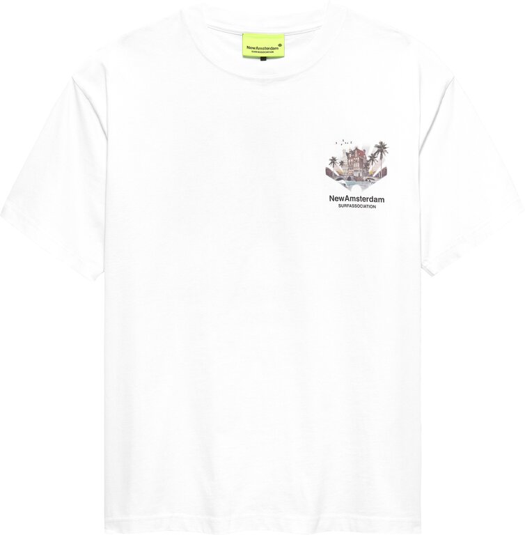 New Amsterdam Surf Association New Amsterdam Surf Association Tropical Tee White