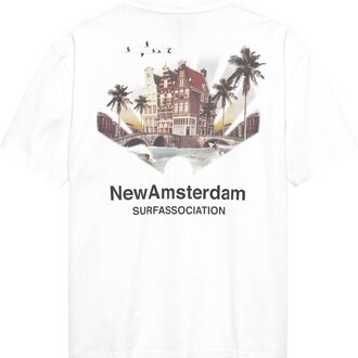 New Amsterdam Surf Association Tropical Tee White