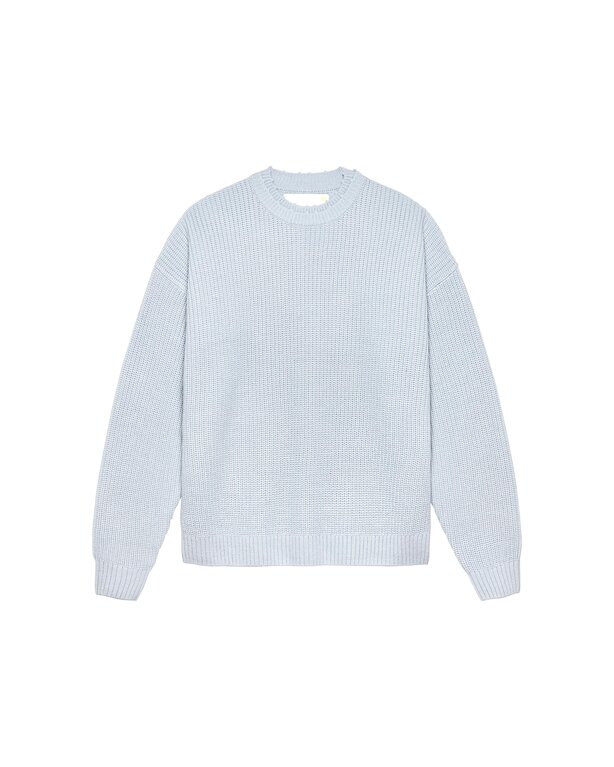 New Amsterdam Surf Association New Amsterdam Surf Association Big Logo Crewneck Baby Blue/Ecru