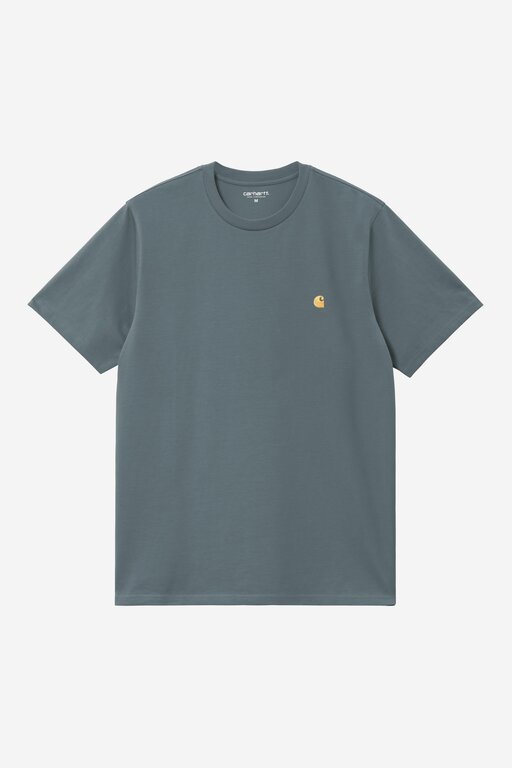 Carhartt WIP Carhartt WIP S/S Chase Shirt Cozy Blue/Gold