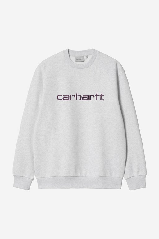 Carhartt WIP Carhartt WIP Carhartt Sweat Ash Heather/Cozy Purple