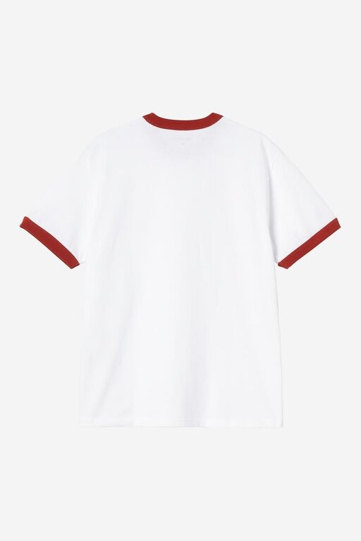 Carhartt WIP Carhartt WIP S/S Ip Ringer T-Shirt White/Red