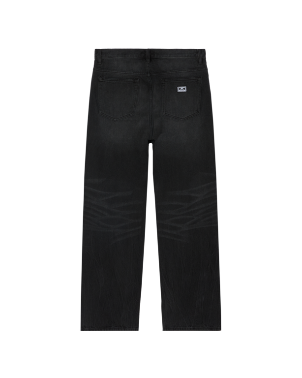 OBEY OBEY Boxcar Straight Leg Denim Heavy Vintage Black