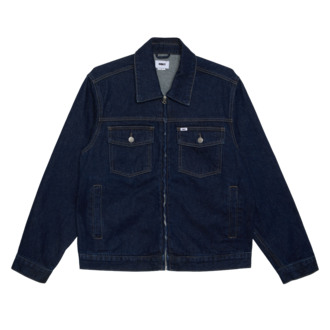 OBEY Base Trucker Jacket Rinse Indigo