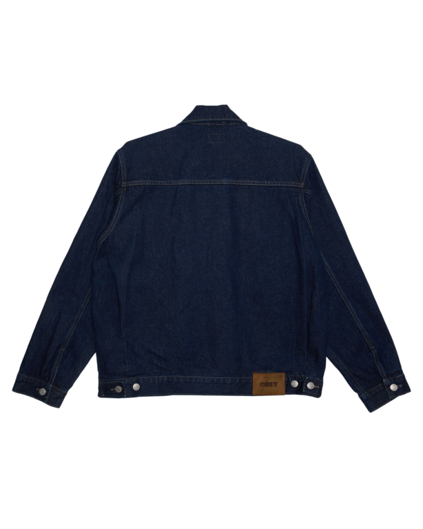 OBEY OBEY Base Trucket Jacket Rinse Indigo