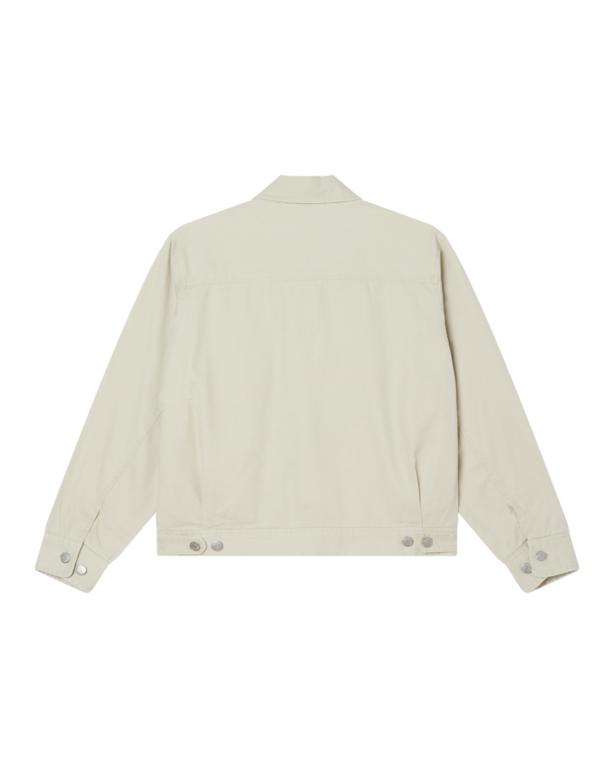 OBEY OBEY Walter Work Jacket Silver Birch Faded Wash