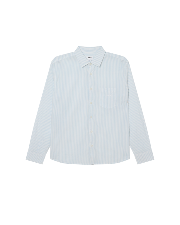 OBEY OBEY Isaac Woven Sky Blue Multi