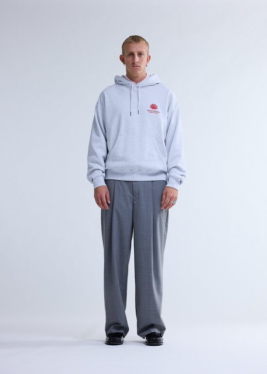 New Amsterdam Surf Association New Amsterdam Surf Association Logo Hoodie Ash/Poppy Red