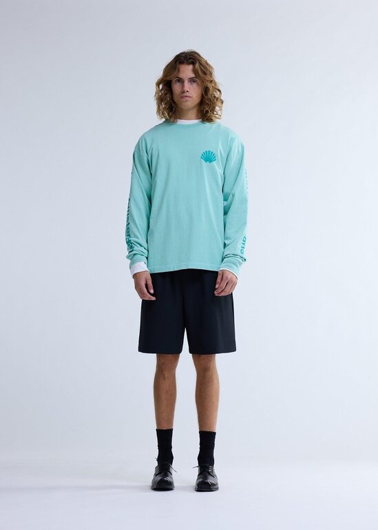 New Amsterdam Surf Association New Amsterdam Surf Association Logo Longsleeve Ocean Waves/Sea Green