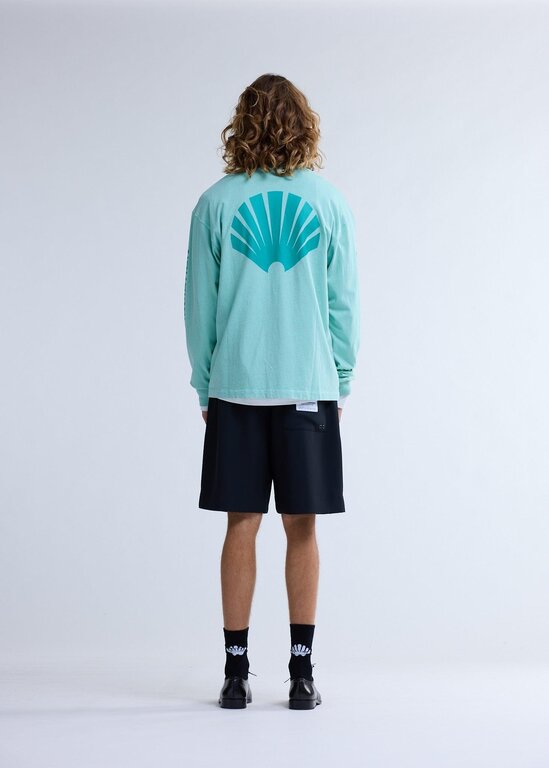 New Amsterdam Surf Association New Amsterdam Surf Association Logo Longsleeve Ocean Waves/Sea Green