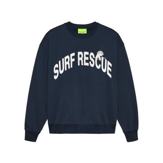 New Amsterdam Surf Association Surf Rescue Crewneck Navy