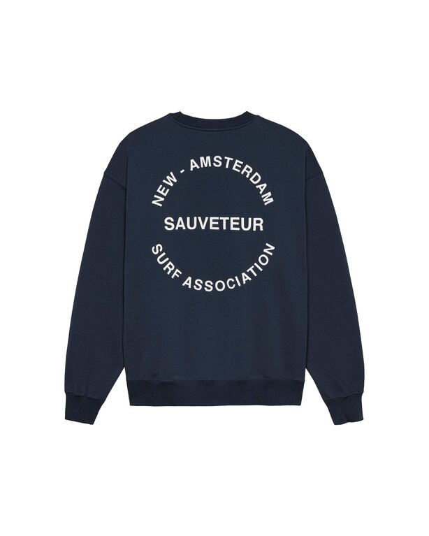 New Amsterdam Surf Association New Amsterdam Surf Association Surf Rescue Crewneck Navy