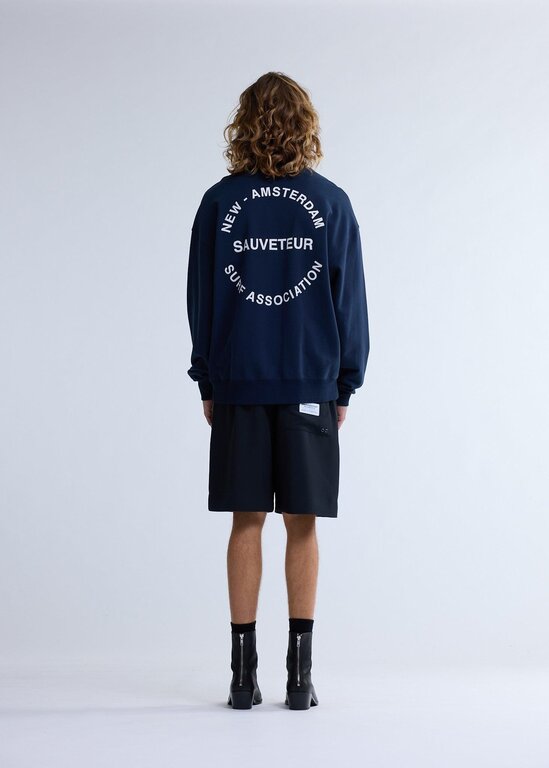 New Amsterdam Surf Association New Amsterdam Surf Association Surf Rescue Crewneck Navy