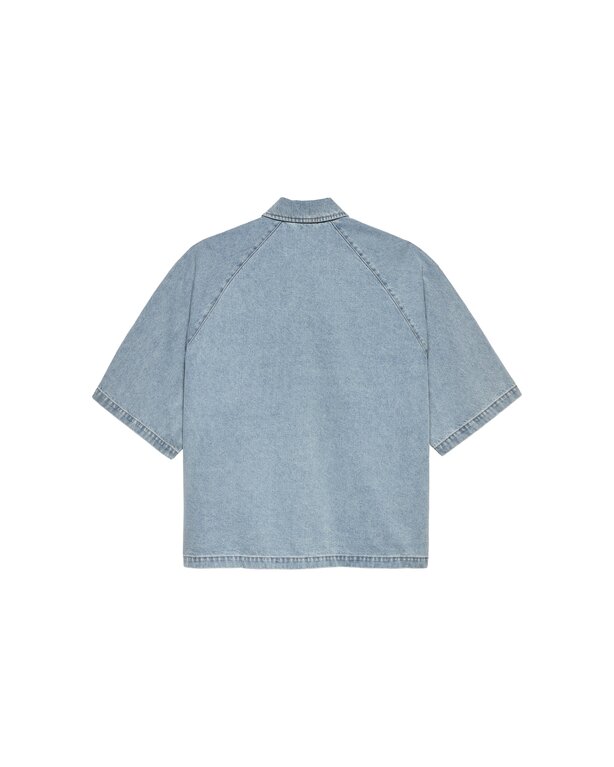 New Amsterdam Surf Association New Amsterdam Surf Association Lyocell Short Sleeves Light Blue