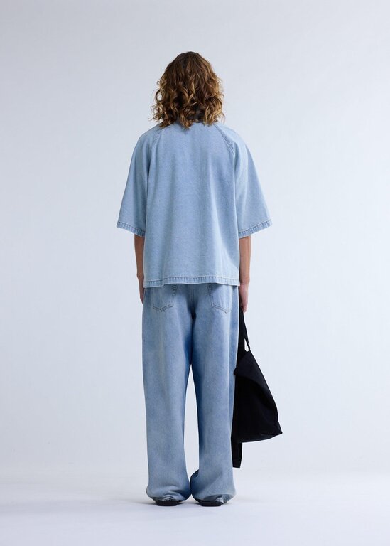 New Amsterdam Surf Association New Amsterdam Surf Association Lyocell Short Sleeves Light Blue