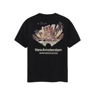 New Amsterdam Surf Association Tropical Tee Black