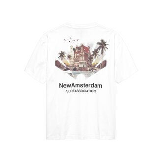 New Amsterdam Surf Association Tropical Tee White